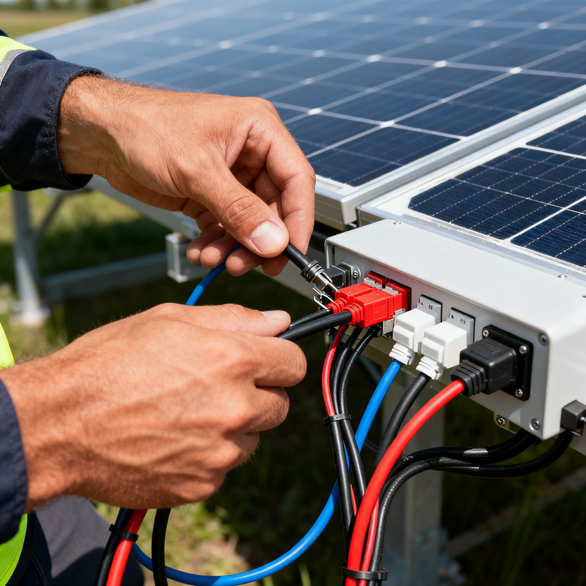Fotovoltaico con Accumulo Casal De' Pazzi Roma - Dettaglio connessioni