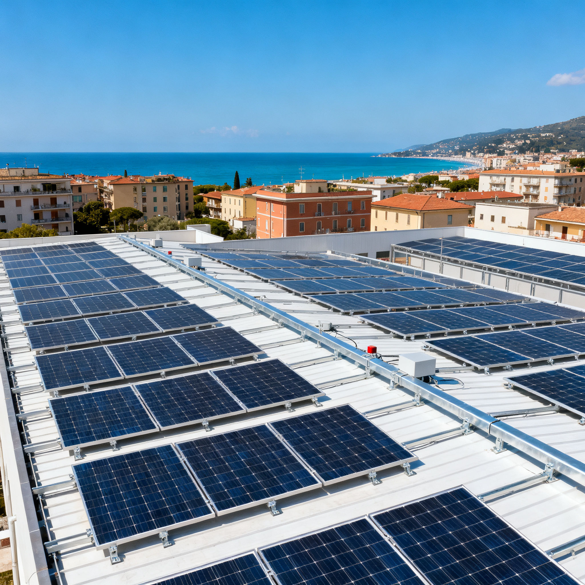 Miglior Impianto Fotovoltaico Colle Mattia Roma - commercial rooftop solar installation