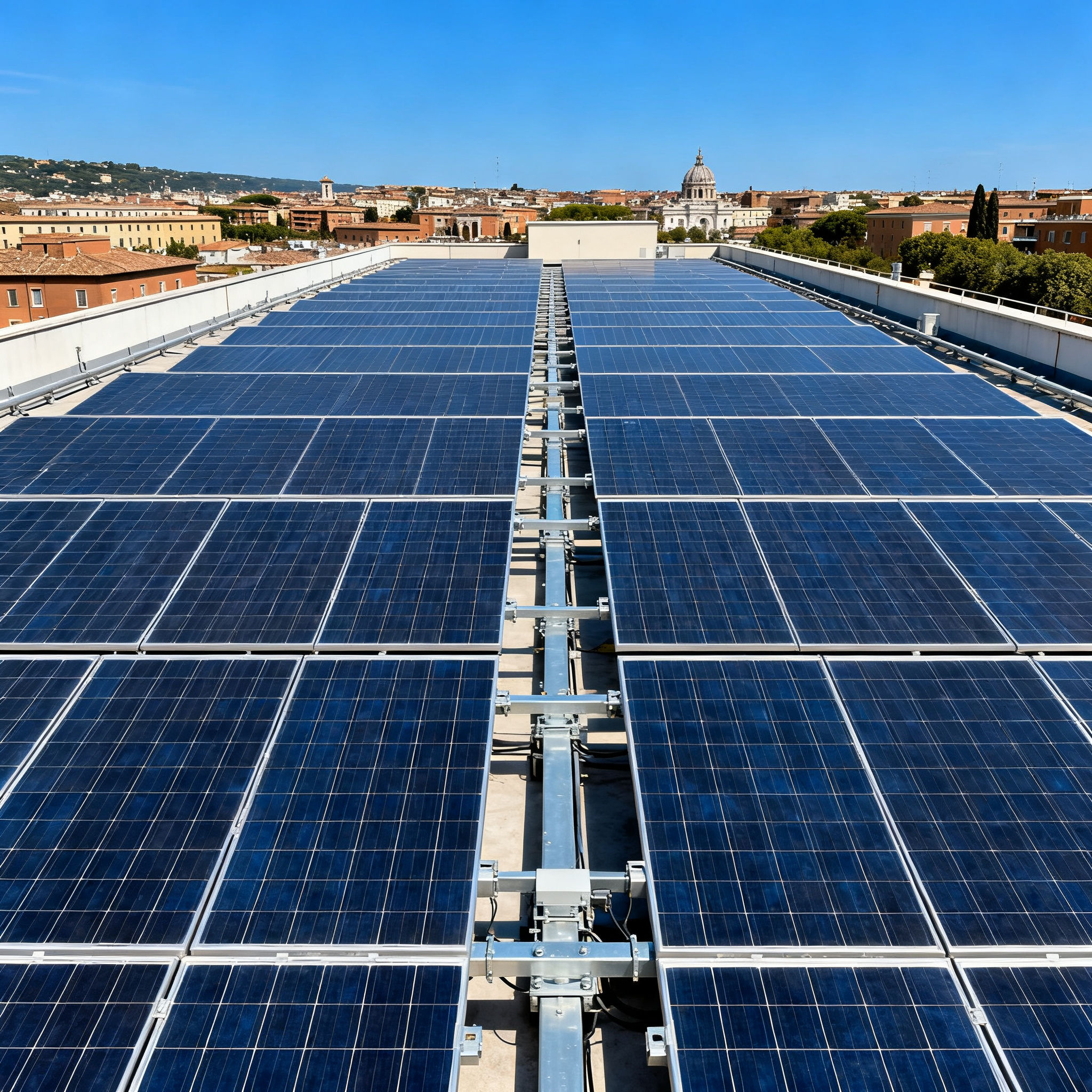 Pannelli Solari Casale Lumbroso Roma - Impianto fotovoltaico commerciale