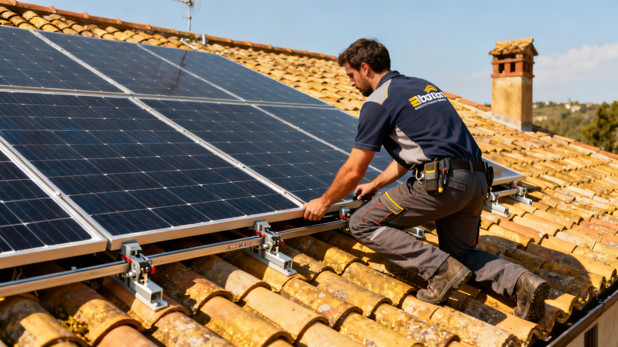 Pannelli solari Olgiata – San Godenzo Roma - Tecnico professionista installa pannelli fotovoltaici su tetto italiano